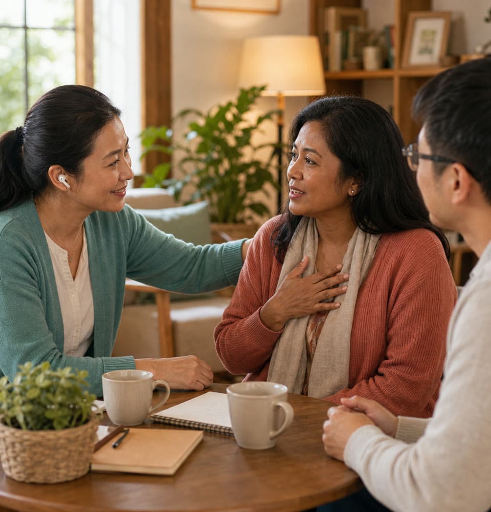 Care conversations need to be truly understood scene image