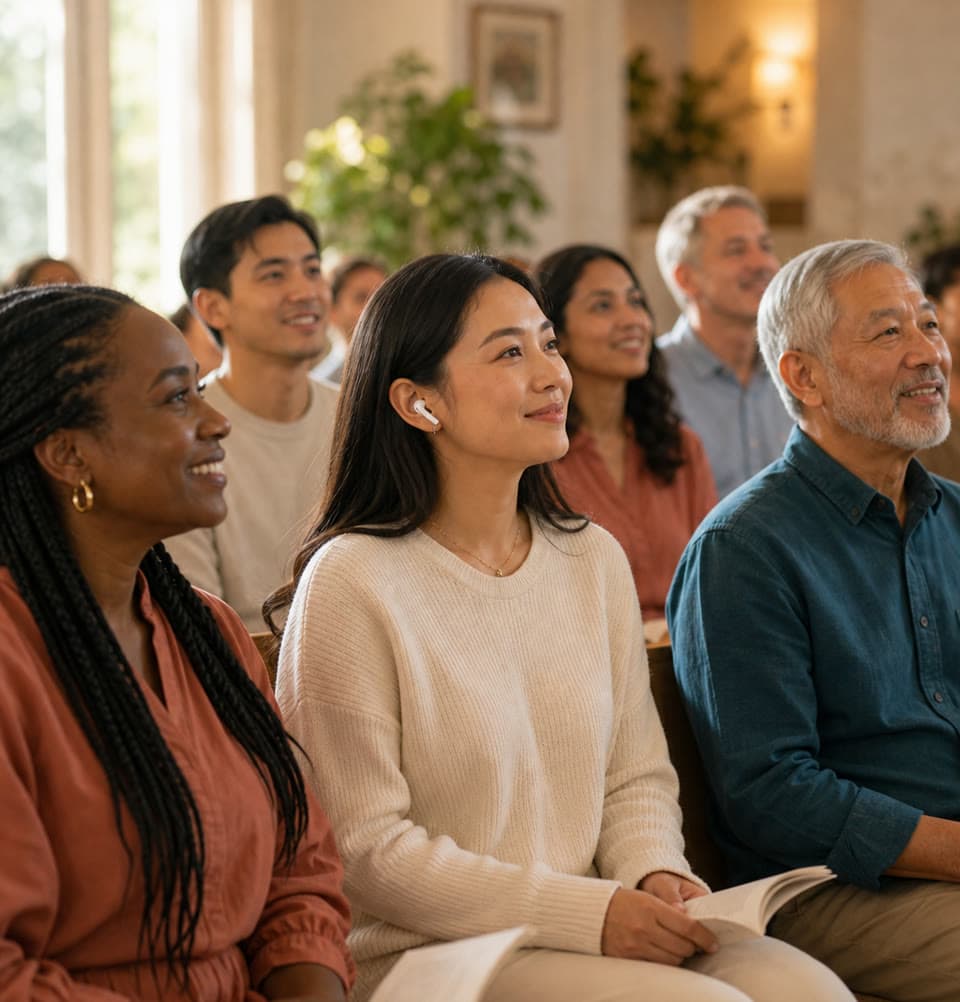 Worship should not feel distant because of language scene image