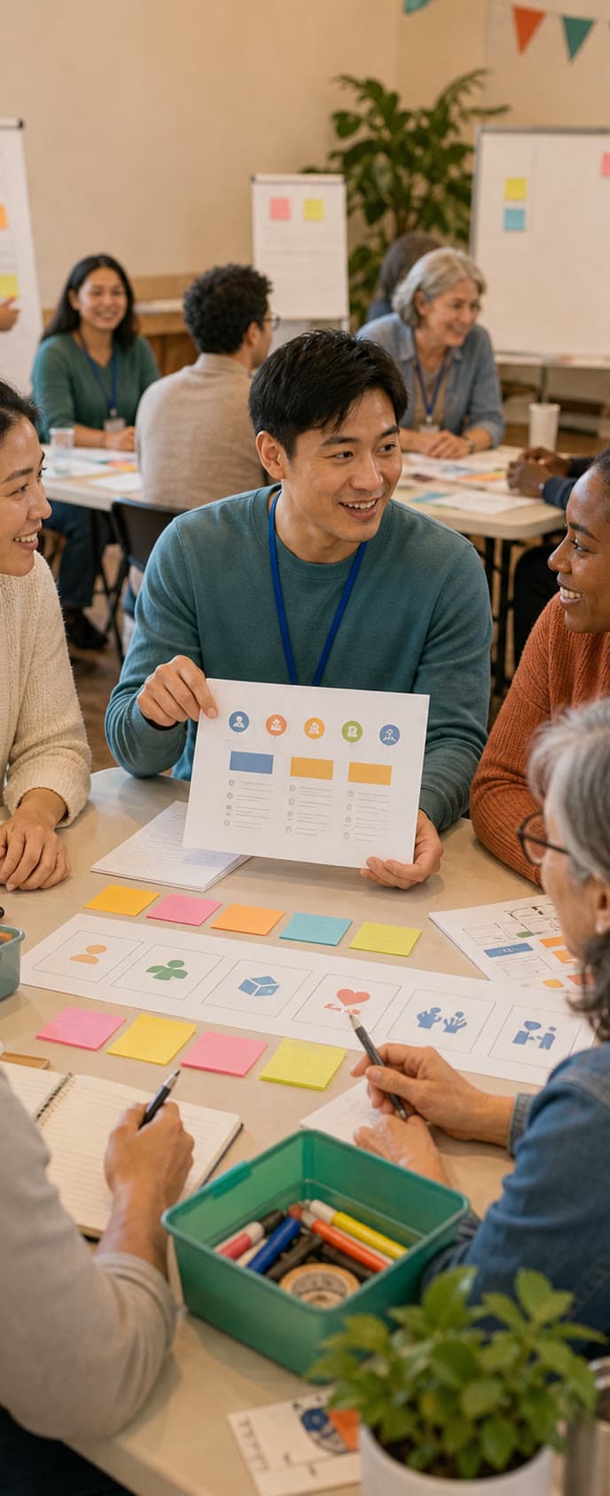 Connect volunteer teams scene image