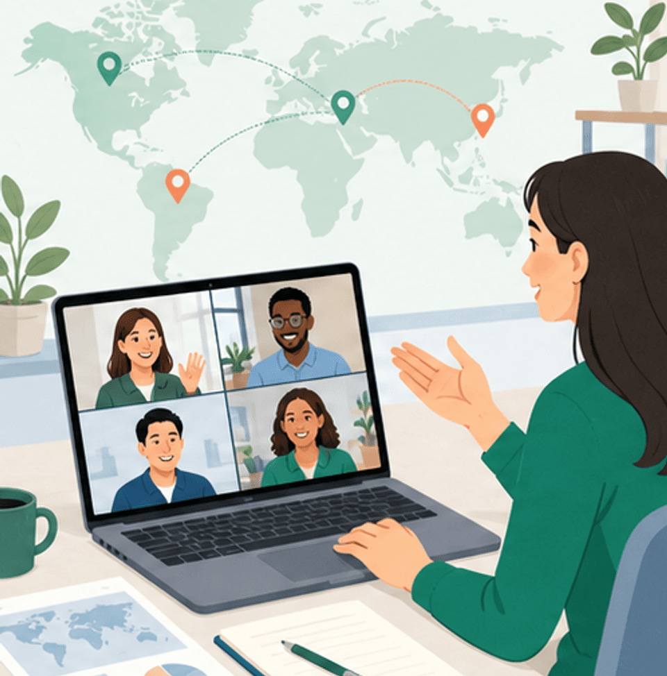 International collaboration is becoming more common scene image