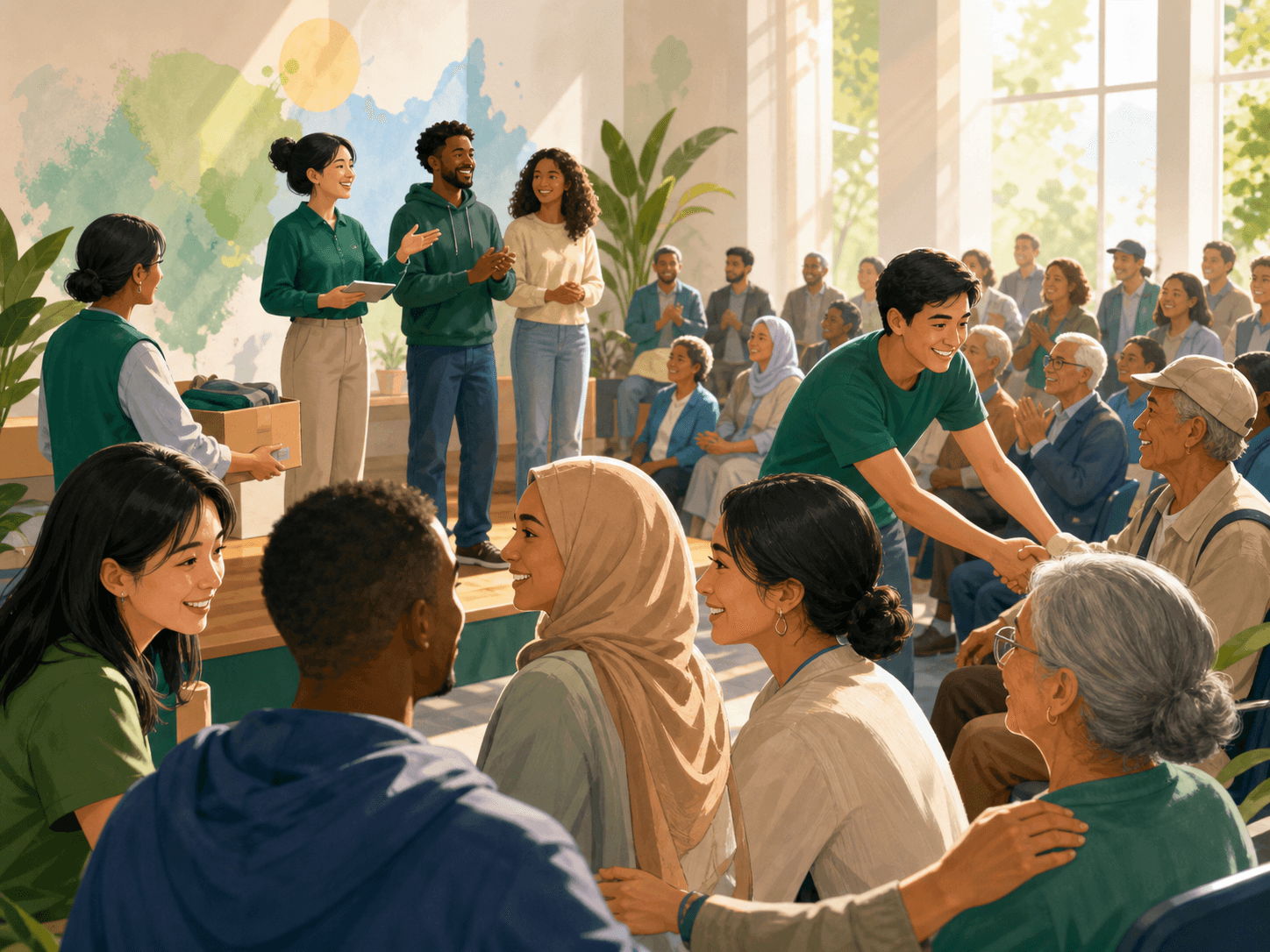 Real-time translation solutions for nonprofits serving across languages scene image