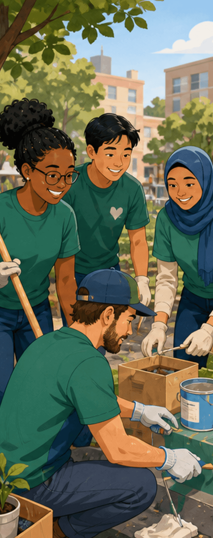 Connect more volunteers scene image