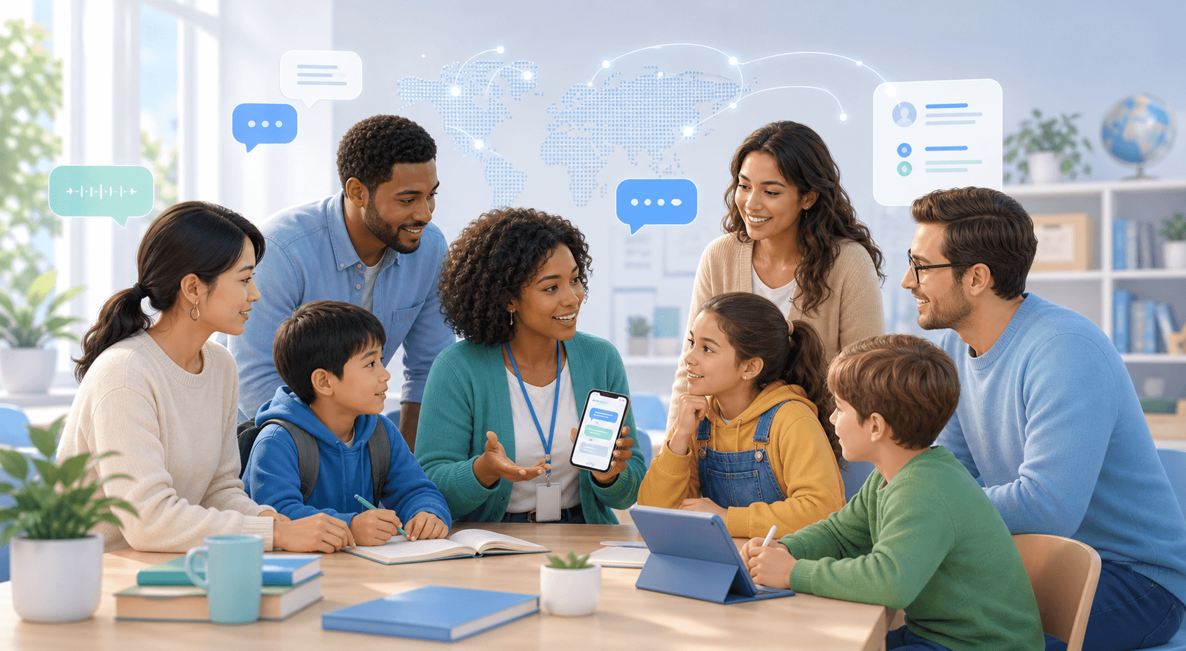 Help education cross language boundaries scene image