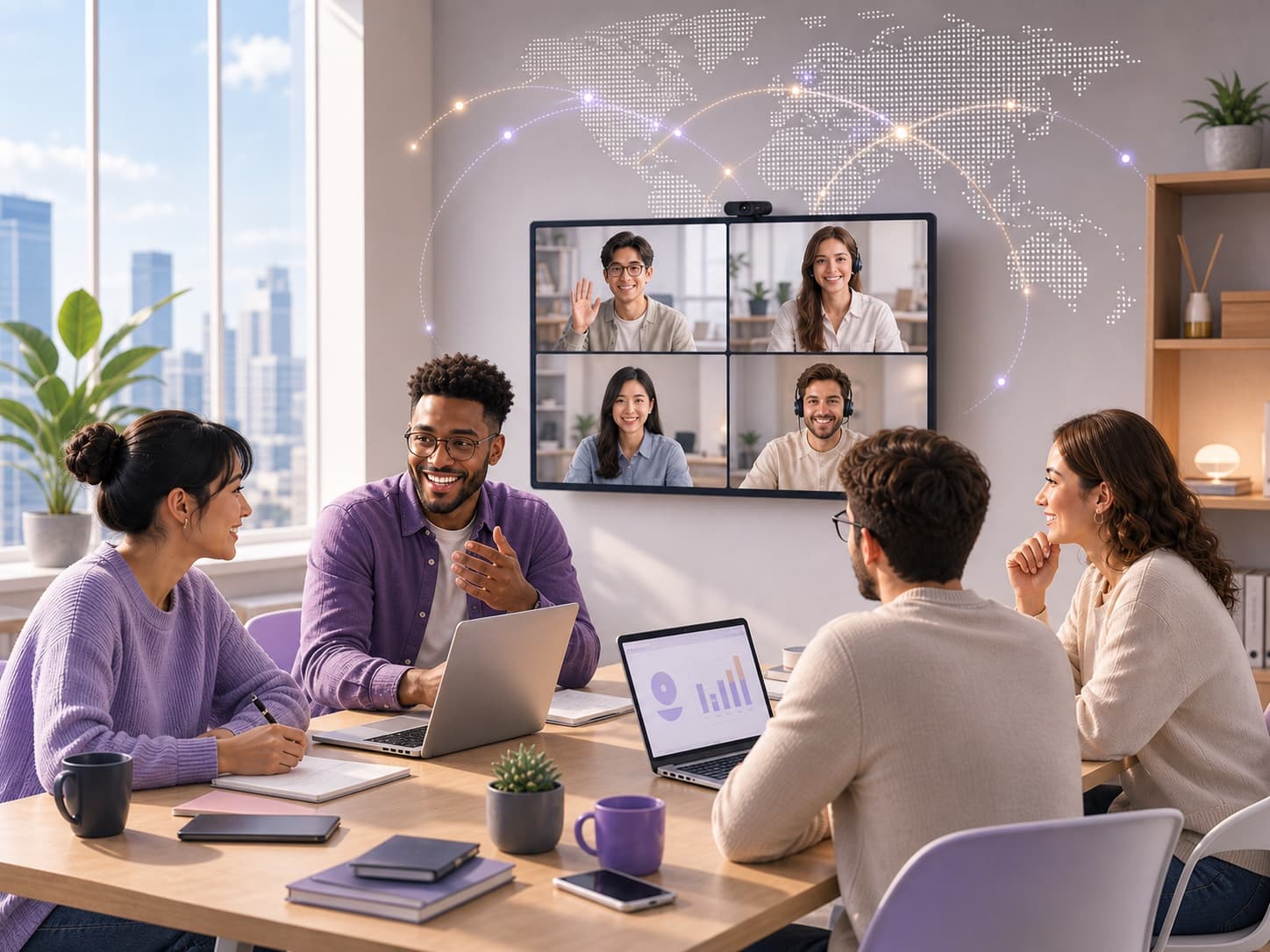 Real-time translation solutions for startup teams scene image