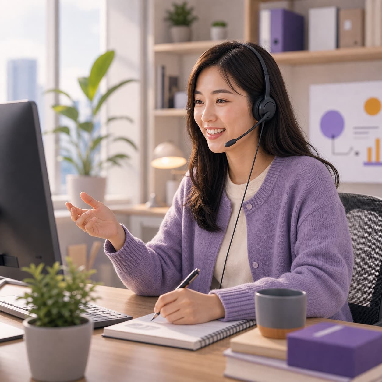 Frontline multilingual communication can happen at any time scene image