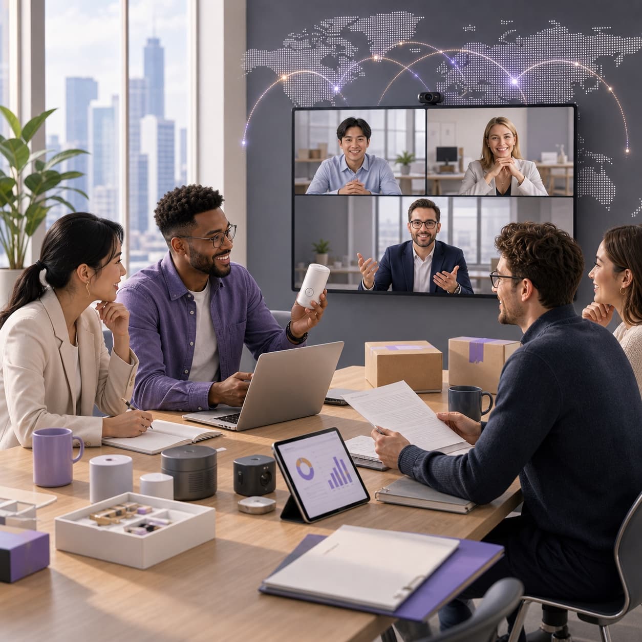 International partnerships are increasingly important scene image